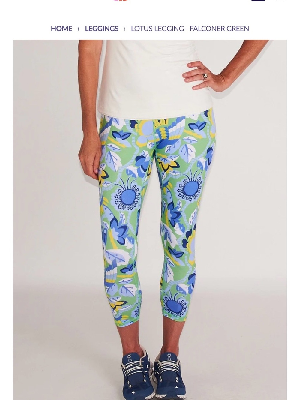 CK Bradley Lotus Leggings - Falconer Green  - NWOT